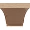 Ekena Millwork 9"W x 18"D x 9"H Wide Moab Rough Cedar Woodgrain TimberThane Corbel, Primed Tan CORUR09X18X09MOARCPR - alternate 2